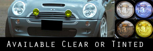 02-06 Mini Cooper / S Pod Mounted Driving Light Protection Kit