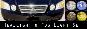 03-06 Kia Optima Headlight and Fog Light Protection Kit