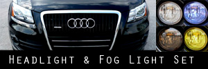 09-12 Audi Q5 Headlight and Fog Light Protection Kit