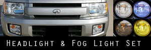 01-03 Infiniti QX4 Headlight and Fog Light Protection Kit