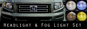 06-08 Honda Ridgeline Headlight and Fog Light Protection Kit