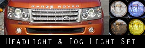06-09 Land Rover Range Rover Sport Headlight and Fog Light Protection Kit