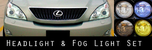04-09 Lexus RX330 and RX350 Headlight and Fog Light Protection Kit