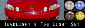 97-00 Lexus SC300 and SC400 Headlight and Fog Light Protection Kit