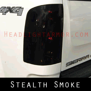 07-12 GMC Sierra Smoked Taillight