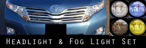 09-10 Toyota Venza Headlight and Fog Light Protection Kit