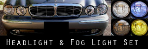 04-07 Jaguar XJ Headlight and Fog Light Protection Kit