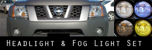 05-10 Nissan Xterra Headlight and Fog Light Protection Kit