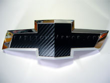 Hexis 3D Carbon Fiber Wrapped Camaro Bow Tie