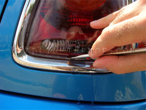 Headlight Armor Smoked Taillight Install MINI Cooper / S - Step 16
