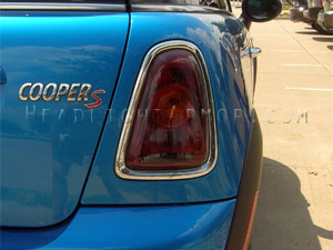 Headlight Armor Smoked Taillight Install MINI Cooper / S - Done