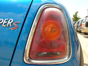 Headlight Armor Smoked Taillight Install MINI Cooper / S - Step 1