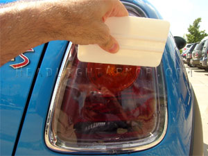 Headlight Armor Smoked Taillight Install MINI Cooper / S - Step 3