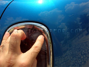 Headlight Armor Smoked Taillight Install MINI Cooper / S - Step 6