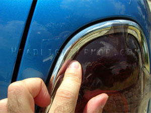 Headlight Armor Smoked Taillight Install MINI Cooper / S - Step 7