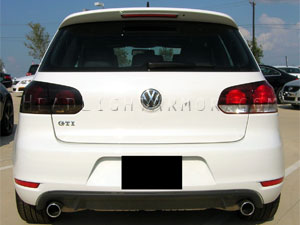 Headlight Armor Smoked Taillight Install GTI VI - Smoke VS Stock