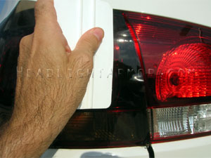 Headlight Armor Smoked Taillight Install GTI VI - Step 7