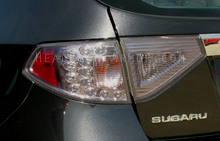 Subaru WRX Wagon Light Smoked Taillight Kit (100% Chrome Taillight)