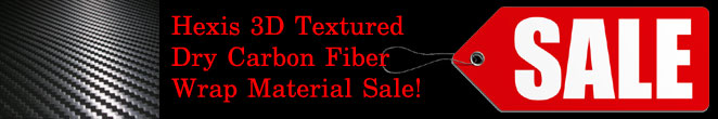 Now Offering 3D Carbon Fiber Wrap Material