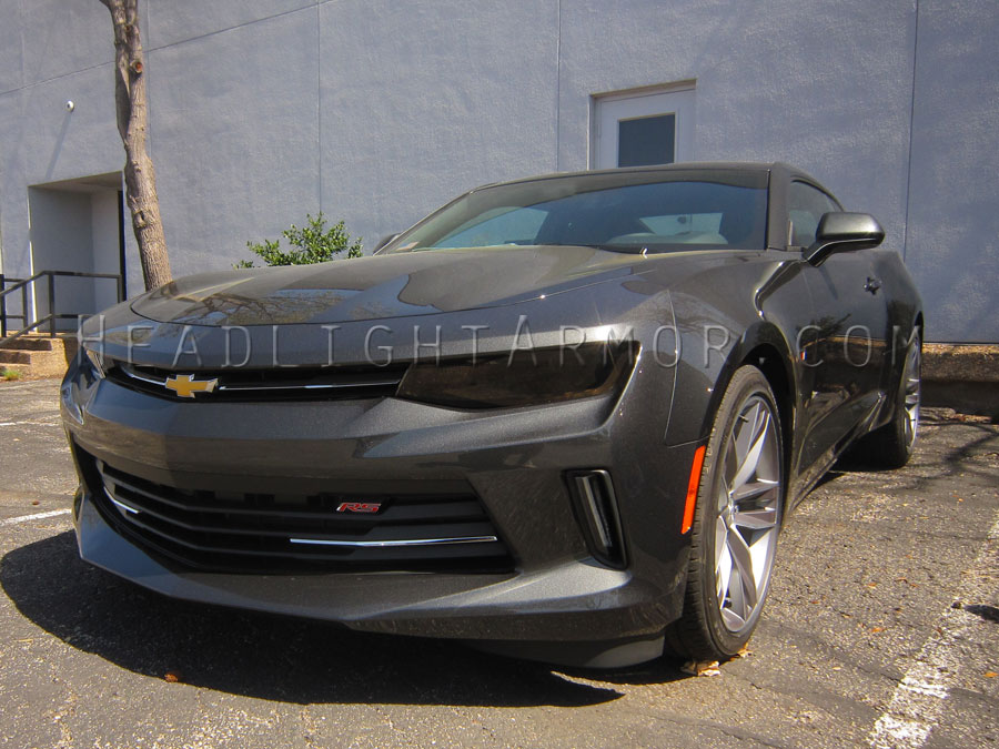 16-17 Camaro Front/&Rear Side Marker Rear reflector vinyl overlays smoke tint