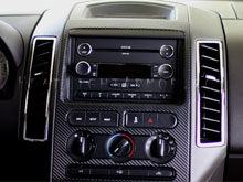 Hexis 3D Carbon Fiber Wrapped Ford Edge Radio Bezel