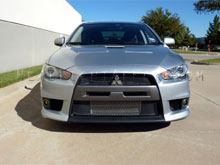Wrapped Mitsubishi EVO X MR Grill Surround