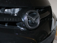 Hexis 3D Carbon Fiber Wrapped Mazda Emblem